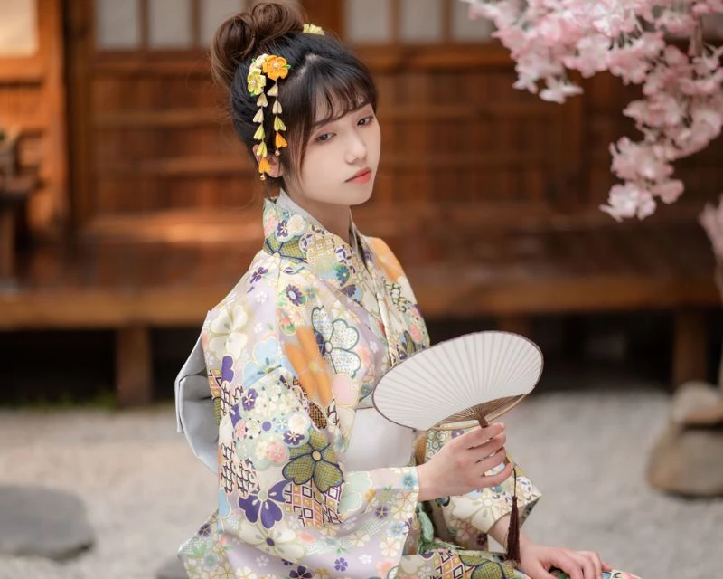 Kimono Yukata mùa hè